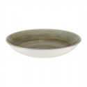 Churchill Stonecast Patina Burnished Green Evolve Coupe Kom 24,8cm - Porselein Groen (12 stuks)