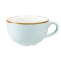 Churchill Stonecast cappuccinokoppen blauw 354ml - set van 12
