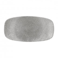 Churchill Raku Jasper Grey ovaal bord 29,8 x 15,2 cm - set van 12 stuks