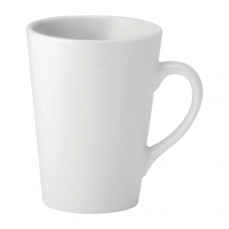 Utopia Puur Witte Latte-Mokken 250ml (24 stuks) – Porselein