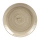 Churchill Stonecast Patina Antique Taupe Coupe Bord 32,4cm - Set van 12