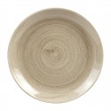 Churchill Stonecast Patina Antique Taupe Coupe Bord 32,4cm - Set van 12