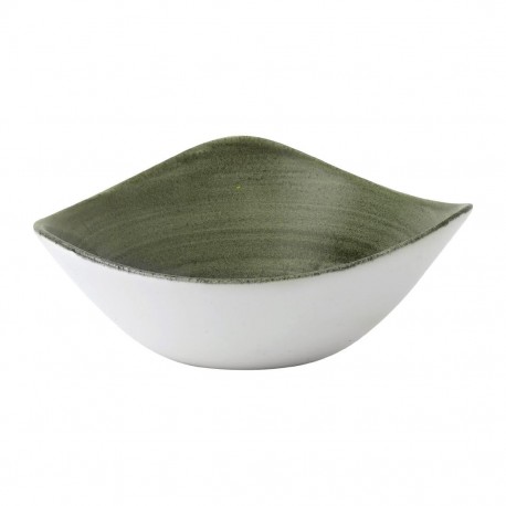 Churchill Stonecast Patina Burnished Green Lotus Kom 17,8cm – Set van 12