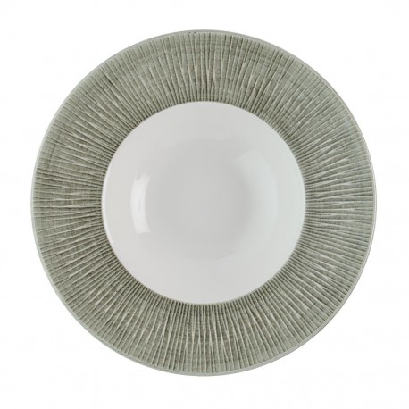 Churchill Bamboo Ceramic Spinwash Alpine Bord 23.1cm (12 stuks) – Groen