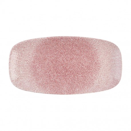 Churchill Raku Pink Quartz Chefs Ovaal Bord 35.2 x 18.7cm - Porselein Roze (6 stuks)
