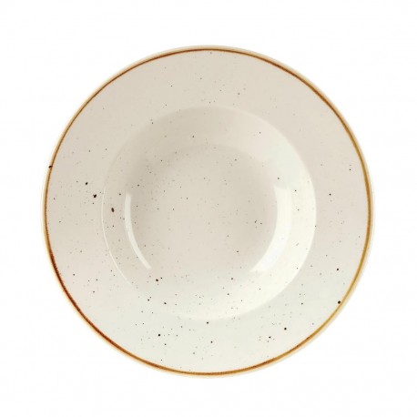 Churchill Stonecast Barley White kom met brede rand, large 27,69 cm (12 stuks)