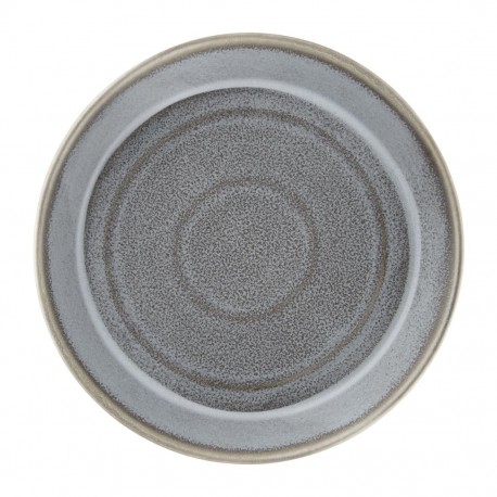 Olympia Cavolo Platte Ronde Kom 220mm – Porselein Grijs (4 Stuks)