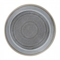 Olympia Cavolo Platte Ronde Kom 220mm – Porselein Grijs (4 Stuks)