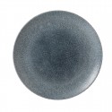 Churchill Raku Topaz Blue Evolve Coupe Bord 26cm (12 stuks)