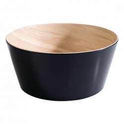 APS Frida kom hout en zwart 150mm 450ml - Melamine