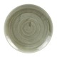 Churchill Stonecast Patina Burnished Green Evolve Coupe Bord 22cm – Set van 12