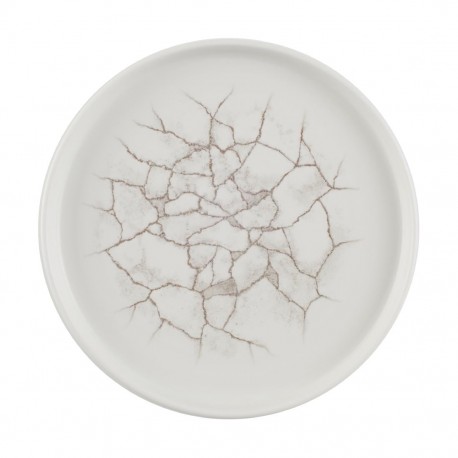 Churchill Studio Prints Kintsugi Agate Grey Borden 220mm – Porselein, 6 stuks