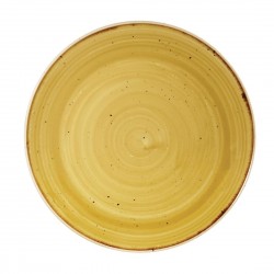 Churchill Stonecast Mustard Lotus Evolve Coupe Bord 21,7 cm - Set van 12