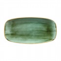 Churchill Stonecast Samphire Green Ovaal Chefsbord 29,8 x 15,2 cm - Set van 12