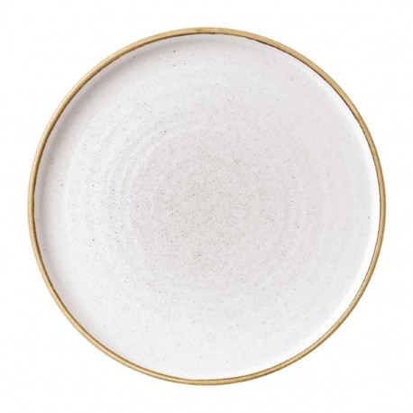 Churchill Stonecast Barley White bord met opstaande rand 25,9 cm (6 stuks)