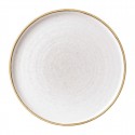 Churchill Stonecast Barley White bord met opstaande rand 25,9 cm (6 stuks)