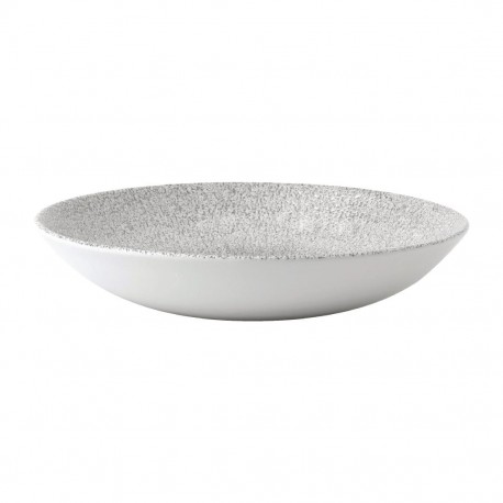Churchill Raku Jasper Grey Coupe Kom 24,8 cm - Set van 12 - Porselein Grijs