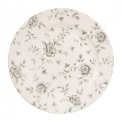 Churchill Rose Chintz Grey Bord 27,6cm – Set van 6 – Porselein
