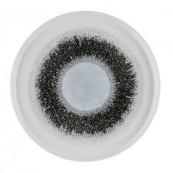 Churchill Studio Prints Fusion Black Bord met Opstaande Rand 25,9 cm - Set van 6