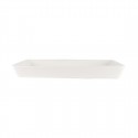 Churchill Counter Serve rechthoekige ovenschalen wit 38x25cm (4 stuks)