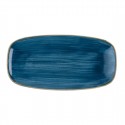 Churchill Stonecast Java Blue Chefs Ovaal Bord 35,2 x 18,7 cm – Set van 6
