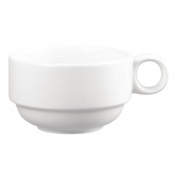 Churchill White Stapelbaar Kopje 284ml – Porselein, Wit (12 stuks)