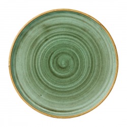 Churchill Stonecast Samphire Green Bord met Opstaande Rand 25,9 cm – Voordeelset van 6 stuks