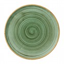 Churchill Stonecast Samphire Green Bord met Opstaande Rand 25,9 cm – Voordeelset van 6 stuks
