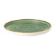 Churchill Stonecast Samphire Green Bord met Opstaande Rand 25,9 cm – Voordeelset van 6 stuks