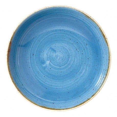 Churchill Stonecast Cornflower Blue Coupe Kom 24,8 cm – set van 12