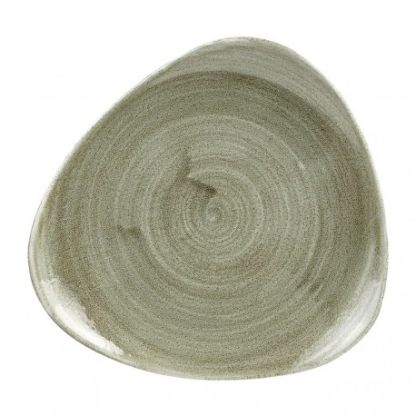 Churchill Stonecast Patina Burnished Green Lotus Bord 19,7cm – Porselein Groen (12 stuks)