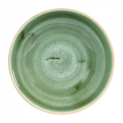 Churchill Stonecast Samphire Green Coupe Kom 18,4cm - Set van 12