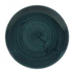 Churchill Stonecast Patina Rustic Teal Coupe Bord 22cm – Set van 12