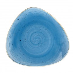 Churchill Stonecast Cornflower Blue Driehoekig Bord 22,9cm (12 stuks)