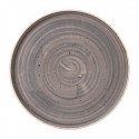 Churchill Stonecast Grey bord met opstaande rand 27,9 cm (set van 6)