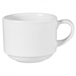Churchill White Stapelbaar Kopje 227ml – Set van 12