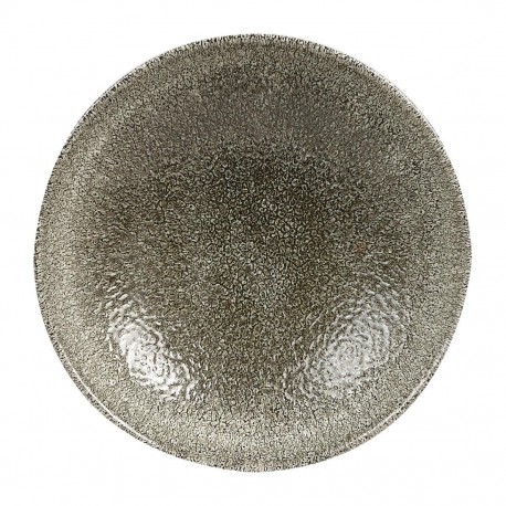 Churchill Raku Quartz Black Evolve Coupe Bord 16,5cm – set van 12 stuks