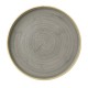 Churchill Stonecast Grey Bord Met Opstaande Rand 22cm - Set van 6
