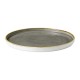 Churchill Stonecast Grey Bord Met Opstaande Rand 22cm - Set van 6