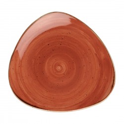 Churchill Stonecast Spiced Orange Lotus Bord – Set van 12 – Ø 20,3 cm