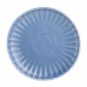 Olympia Koralliet Borden Blauw 205mm – Set van 6 – Porseleinen Serviesborden