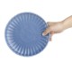 Olympia Koralliet Borden Blauw 205mm – Set van 6 – Porseleinen Serviesborden