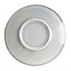 Olympia Drift Grijze Coupe Borden met Reliëf, 180mm - Set van 6
