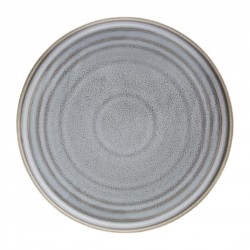Olympia Cavolo Platte Ronde Borden 27cm Grijs (4 Stuks) - Porselein