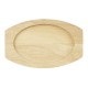 Olympia Hevea Onderbord Bruin 230x135mm voor Gietijzeren Ovale Orenschotel FW818