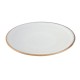 Olympia Drift grijze effen coupeborden 230mm – set van 6