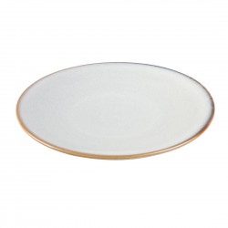 Olympia Drift grijze effen coupeborden 230mm – set van 6