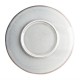 Olympia Drift grijze coupe borden met reliëf – 220mm porselein (6 stuks)