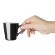 Olympia koffiekop zwart 170 ml – steengoed – doos 12 stuks