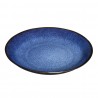 Olympia Luna Middernachtblauw Bord 205 mm – Steengoed (4 stuks)